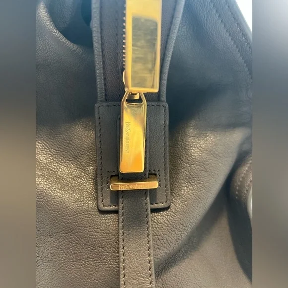 Yves Saint Laurent YSL Cabas Hand Bag Leather Authentic - Picture 3 of 14